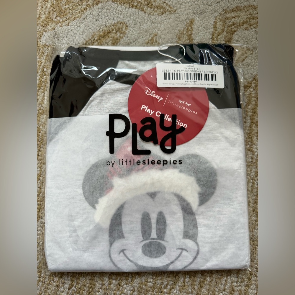 Disney Vintage Mickey Graphic Long Sleeve Tee- 5